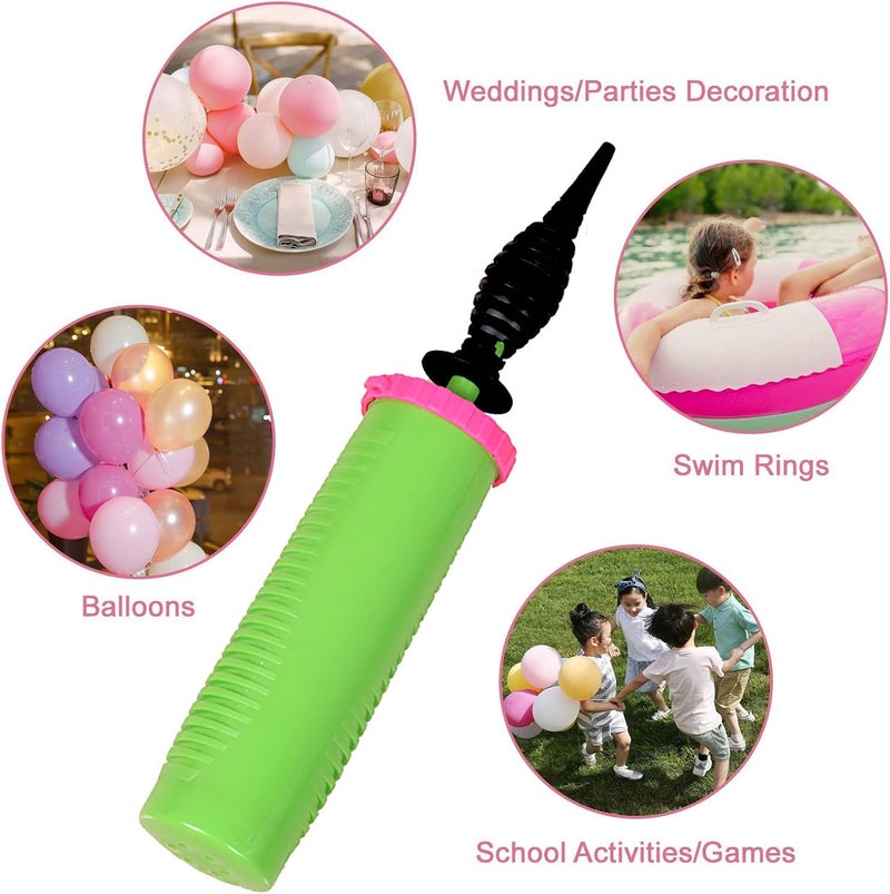 Hdeoops Balloon Pump Hand Held 2-Way Dual Action Air Pump for Balloons, Yoga Balls, Swimming Rings - Image 5